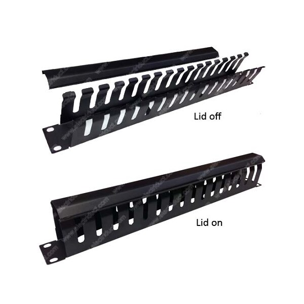 Electriduct Horizontal Cable Manager 1U - 16 Slots QWM-ED-WM-116